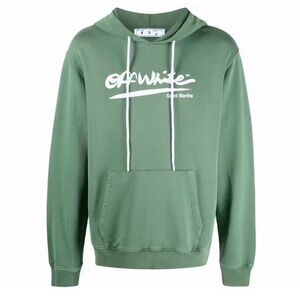 Off-White x Eden Rock St. Barths Arrows Motif Print Hoodie | Green | Small